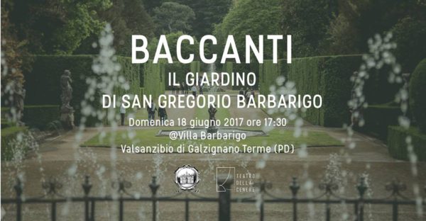 BACCANTI, il giardino Valsanzibio